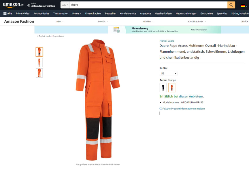 Dapro veiligheidsproducten zijn nu verkrijgbaar op Amazon.de!