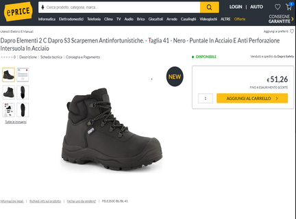 Onze Dapro veiligheidsproducten zijn nu verkrijgbaar op Eprice.it!